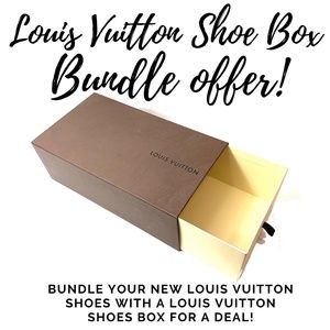 💰5/ $25 Eligible Louis Vuitton "Drawer" Shoe Box